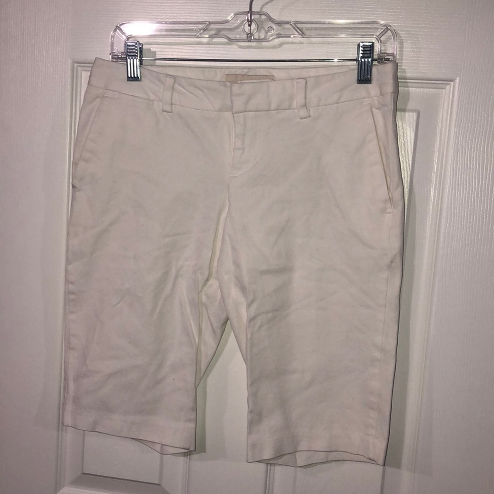 White Bermuda shorts
